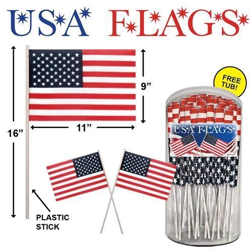 ''96pc USA FLAG Counter Tub, #2-JAR-66''