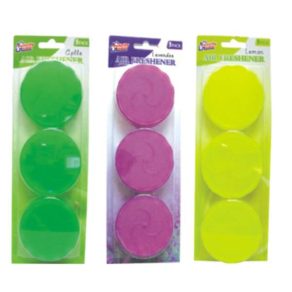 Air Freshner 3PK Disc ASTD Scents 24401A
