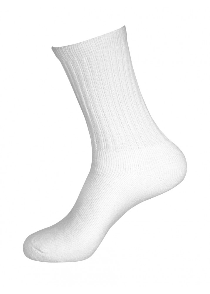 KNOCKER CREW SPORTS SOCKS (PLAIN WHITE)