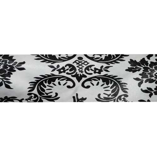 Table Cloth 15yards Black FLOWER #54-60125-15Y