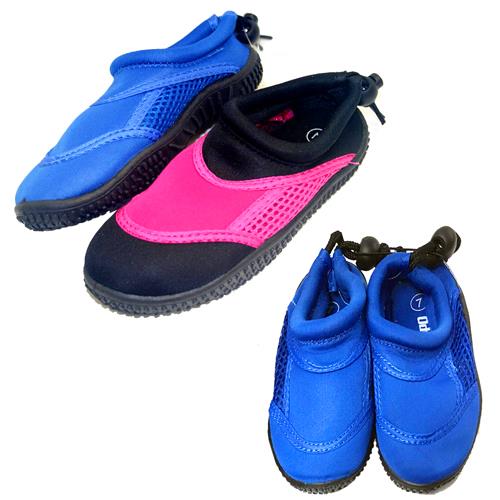 INFANT BOYS GIRLS WATER SHOES SIZES 6 10 STRETCH FIT RUBBER SOLE BOTTOM