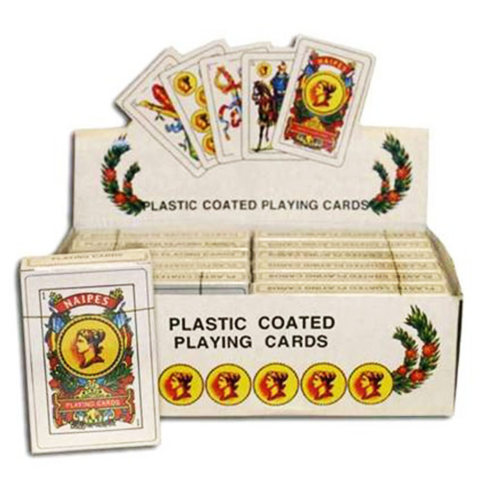 50PC SPANISH PLAYING CARDS IN 12PC DISPLAY BOX