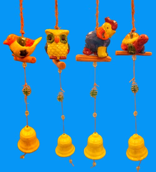CERAMIC ANIMAL WIND CHIME BF159