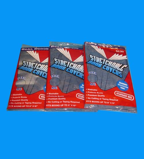 Strechable BOOK Covers Asst Denim #BS16-2SP04-48