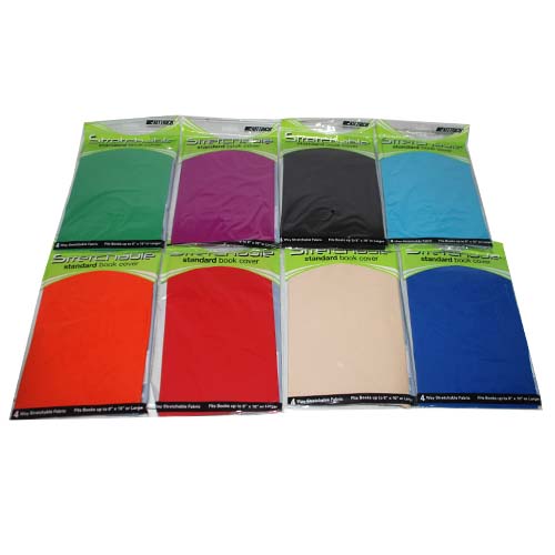 Standard Solid BOOK Covers Asst Colors #BS16-45102-24
