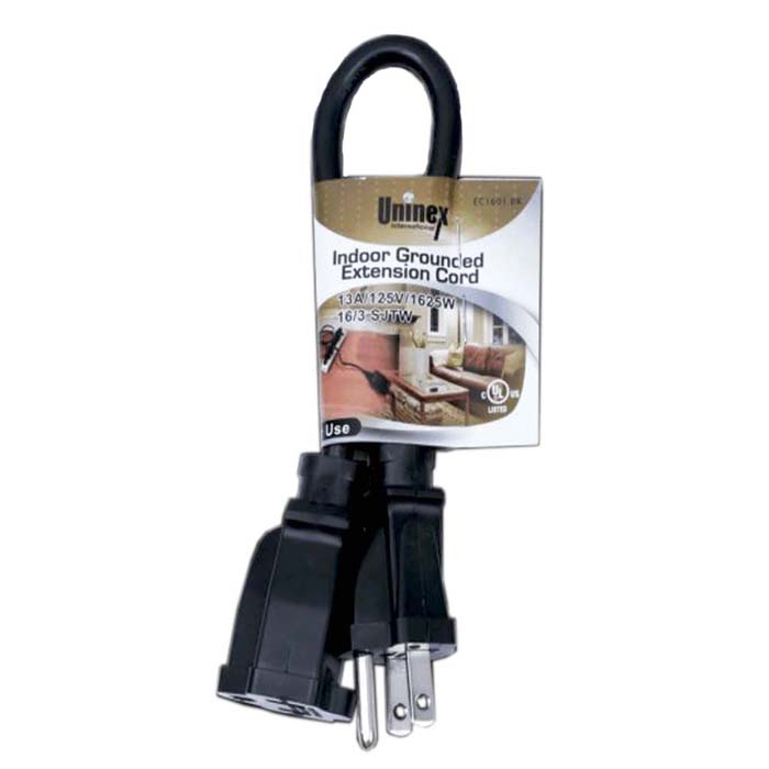Indoor Grounded Extension Cord 1ft #D-70234-48