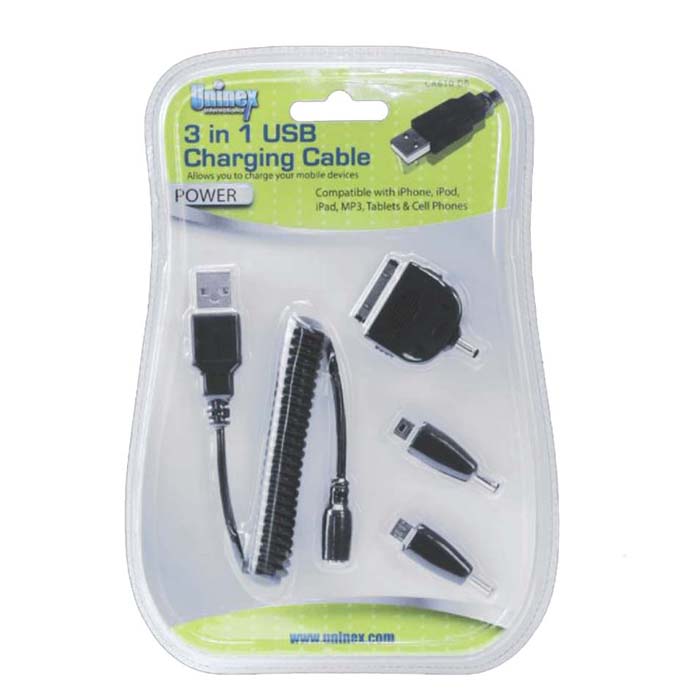 USB Charging Cable 3in1 #D-81311-36