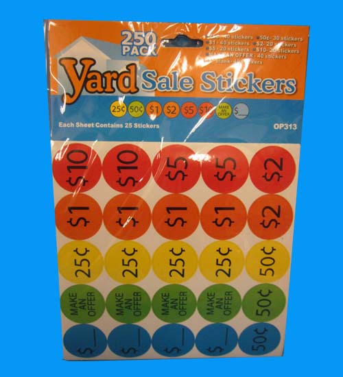 Yard Sale STICKERS #DDSS-10547-24