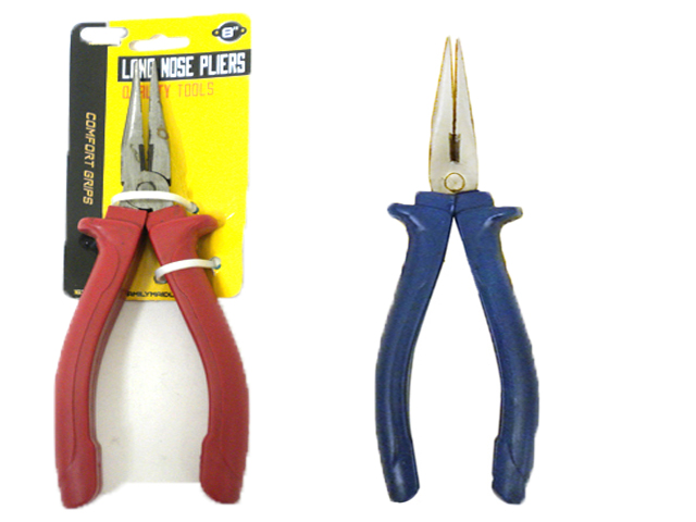 ''LONG NOSE PLIERS 8'''' POLISHED, #16337''
