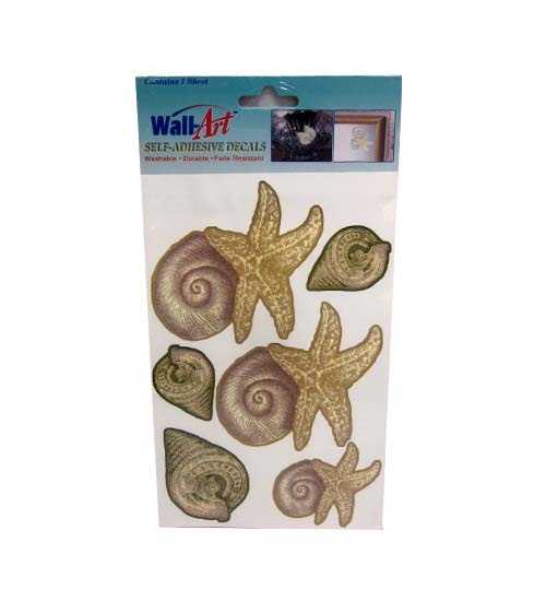 Wall Art DECALs Sea Shells #DWAD-07102-12