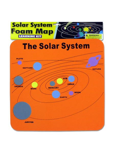 SOLAR System Foam Map Learning Kit