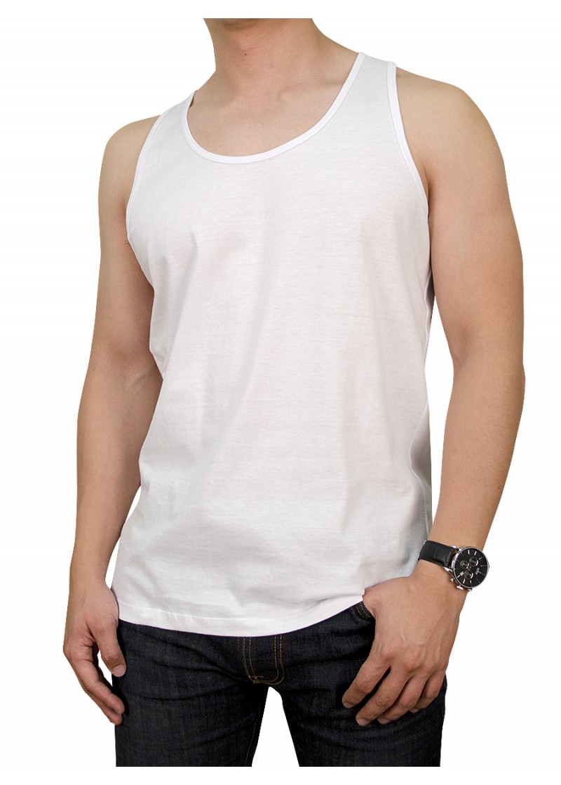 KNOCKER MEN'S TANK TOP (WHITE)