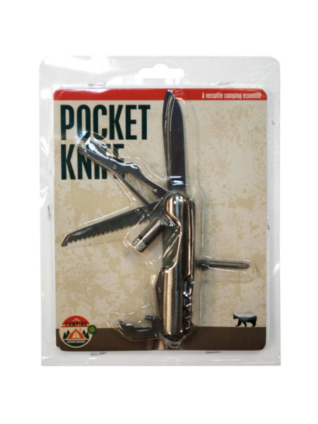 Multi-Tool POCKET KNIFE with Flashlight