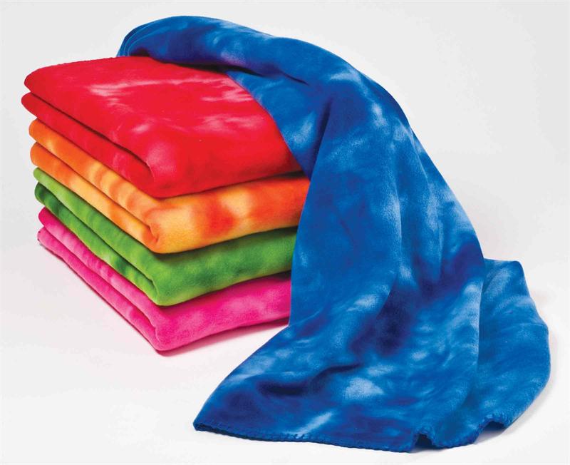 50X60 TIE DYE FLEECE BLANKET
