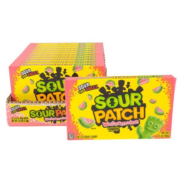 SOUR PATCH WATERMELON THEATER BOX CANDY 12PC/CASE